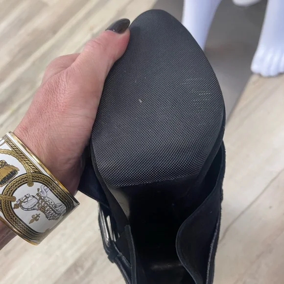 Balmain x Giuseppe Zanotti biker heeled boots / 39 - Picture 7 of 8